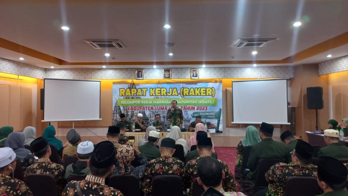 Madrasah Harus Lebih Unggul! Raker KKMTs Kab. Lumajang