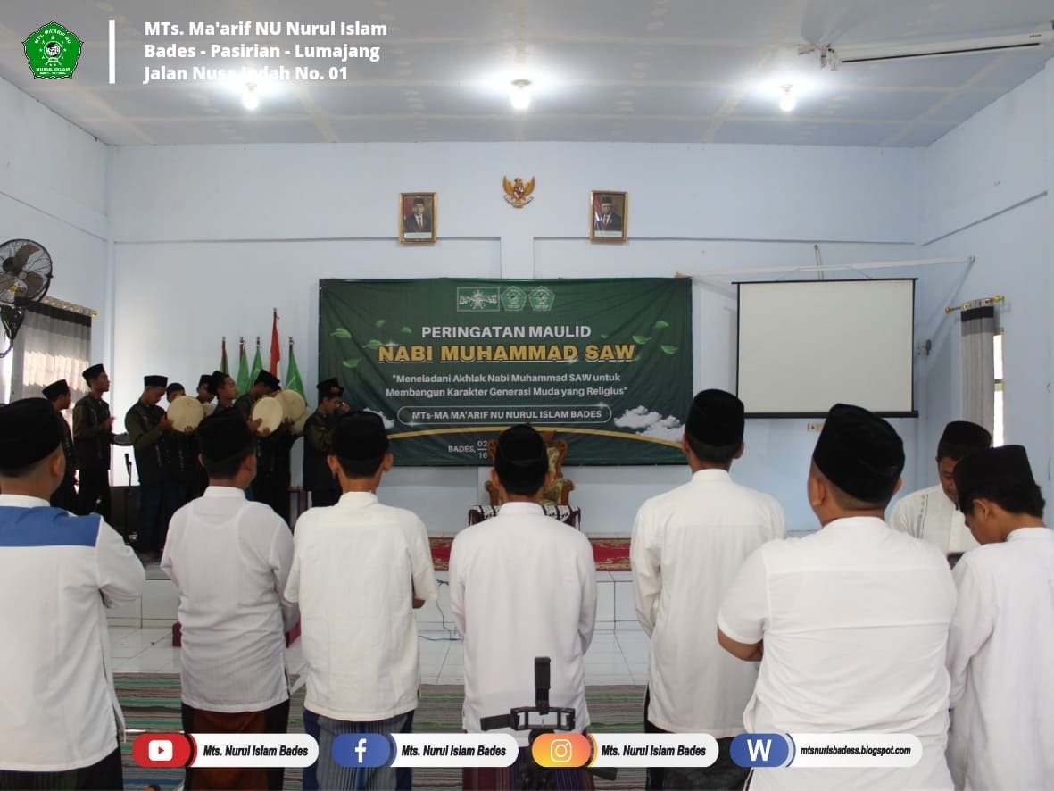 Meneladani Kisah Nabi Muhammad! Peringatan Maulid Nabi Muhammad SAW di Aula MTs