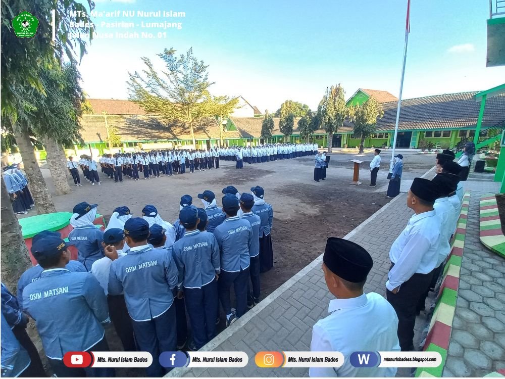 Jagalah Kebersihan dilingkungan Madrasah! Upacara Rutin Hari Senin