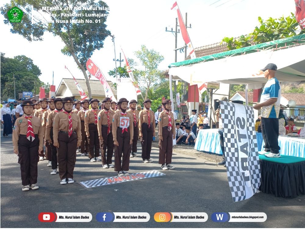 Berajang Dilomba Baris-Berbaris Tingkat Kecamatan Tahun 2024