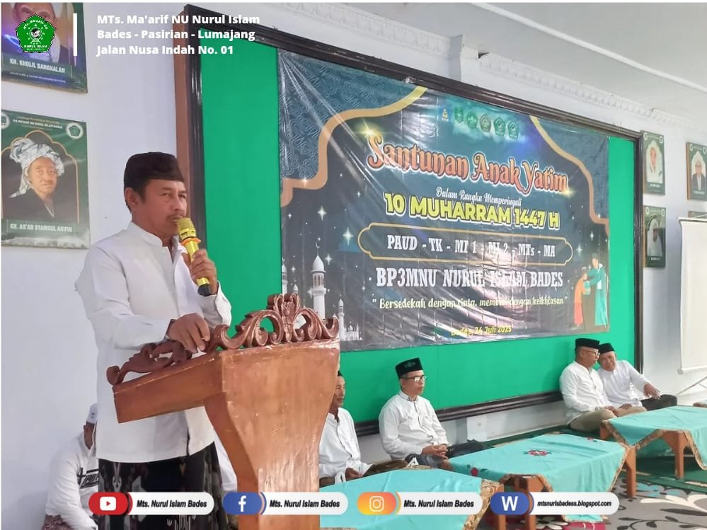 Santunan Anak Yatim Bersama Pengurus BP3MNU Nurul Islam Bades Tahun 2025